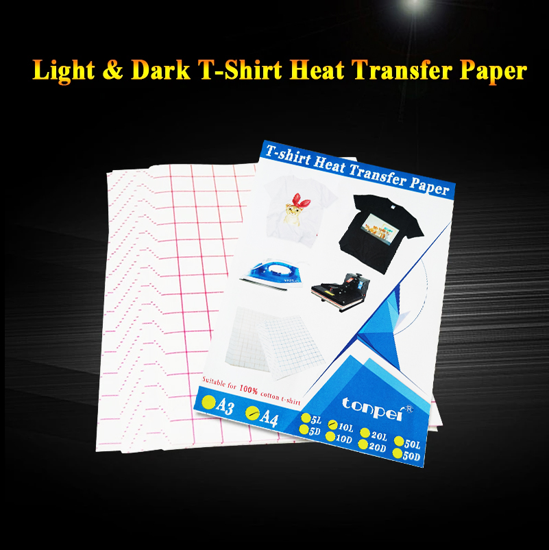 10 Sheets Inkjet Heat Transfer - огляд і ціна White Toner Transfer Paper