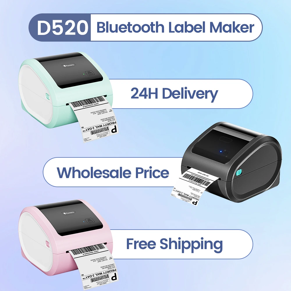 Wireless Bluethooth Shipping P - огляд і ціна Commercial Label Printing Machine