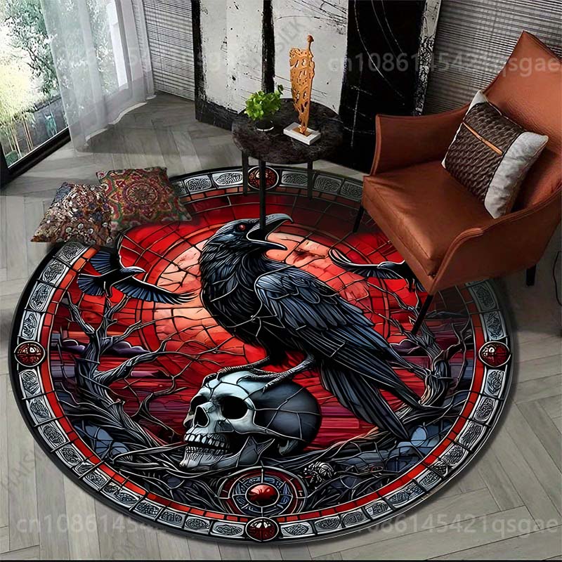 Multiple sizes Raven skull the - огляд і ціна Commercial Glass Printing
