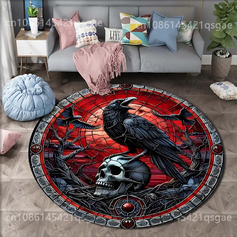 Multiple sizes Raven skull the - огляд і ціна Commercial Glass Printing