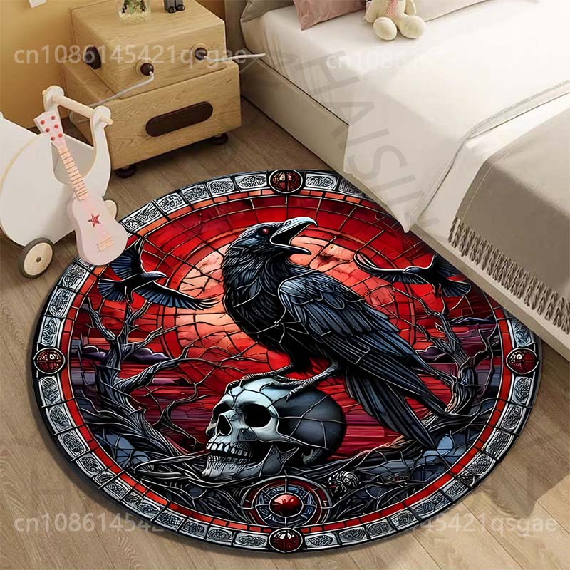 Multiple sizes Raven skull the - огляд і ціна Commercial Glass Printing