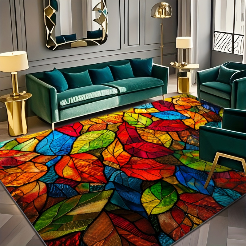 VIKAMA Stained Glass Leaf Prin - огляд і ціна Commercial Glass Printing