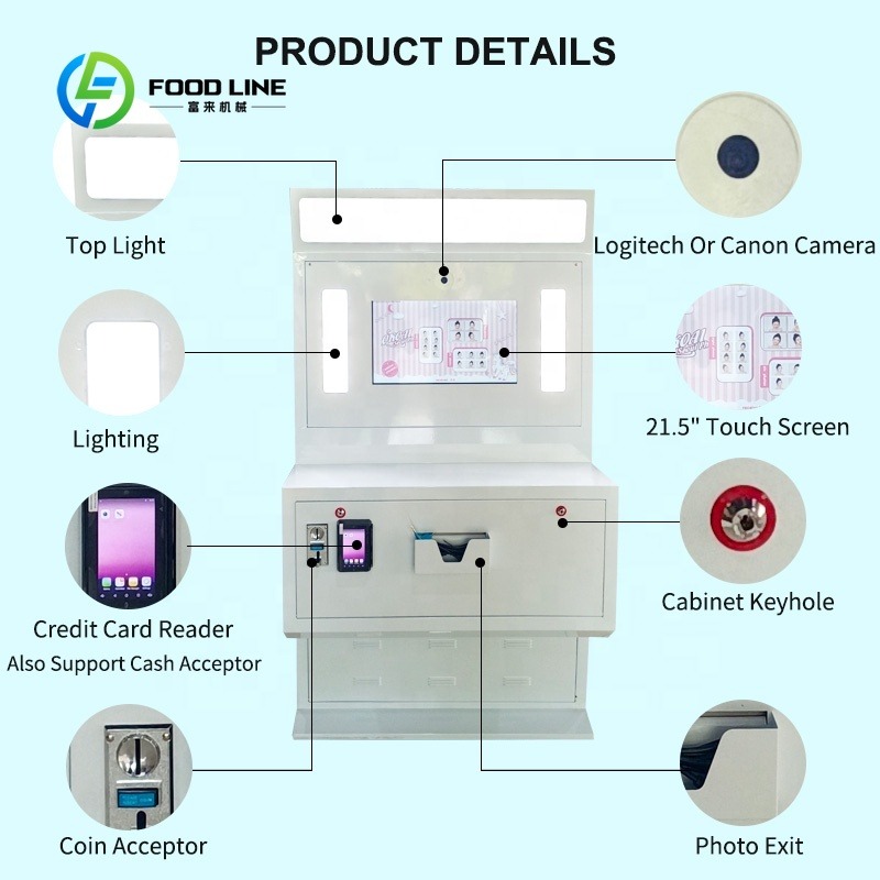 Customized Selfie Photo Booth  - огляд і ціна Commercial Photo Printing Kiosk