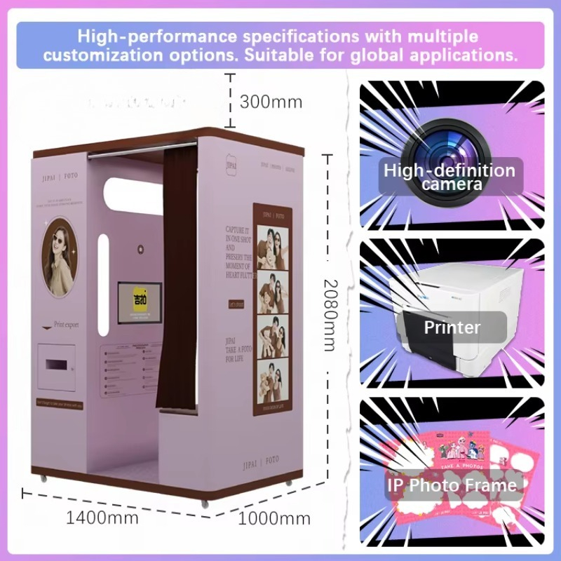 customized selfie booth automa - огляд і ціна Commercial Photo Printing Kiosk