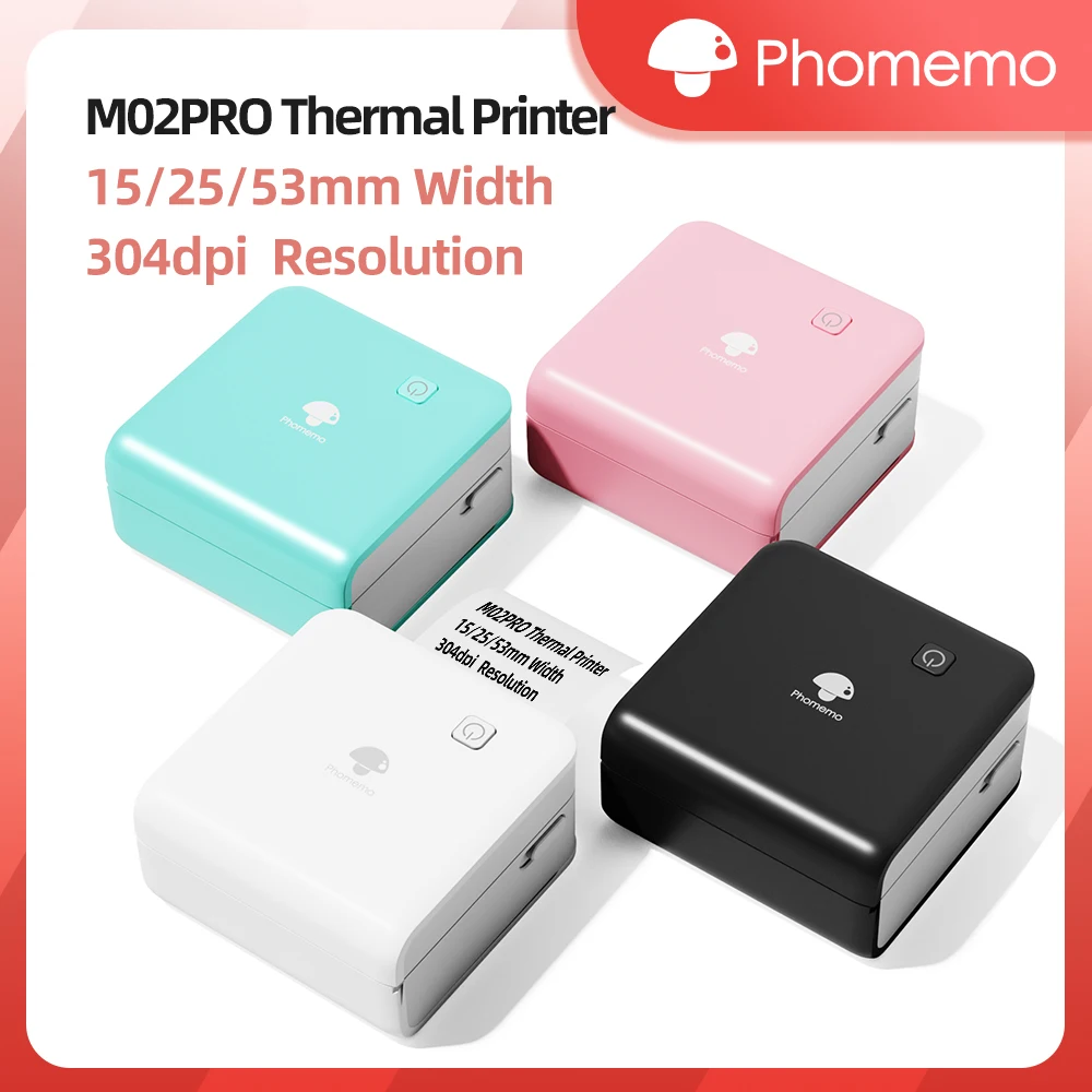 Phomemo M02Pro Mini Portable P - огляд і ціна Commercial Photo Printer