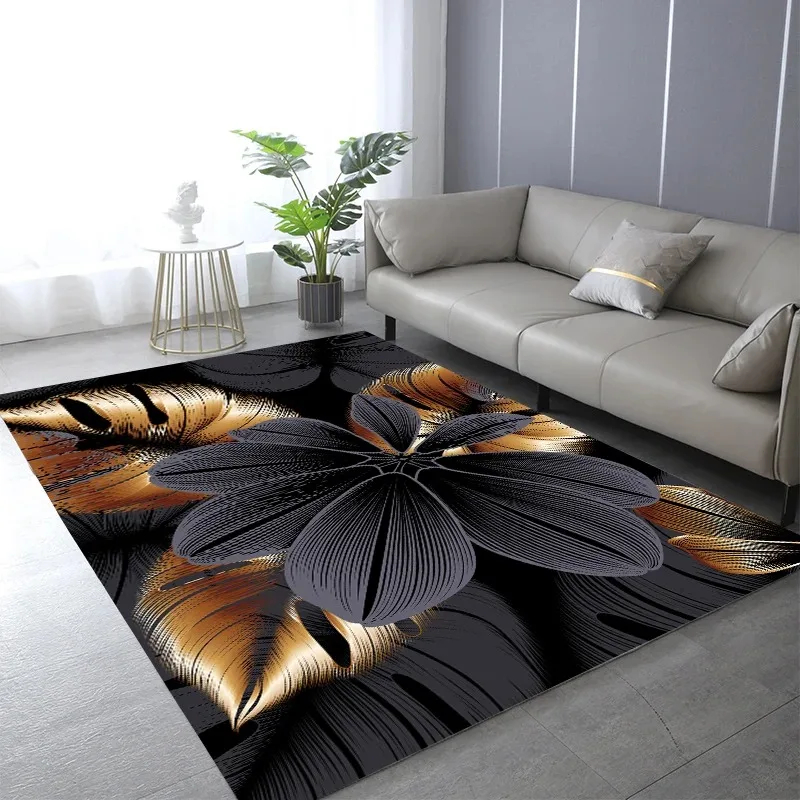 Abstract Black Golden Plant Le - огляд і ціна Commercial Printing And Design