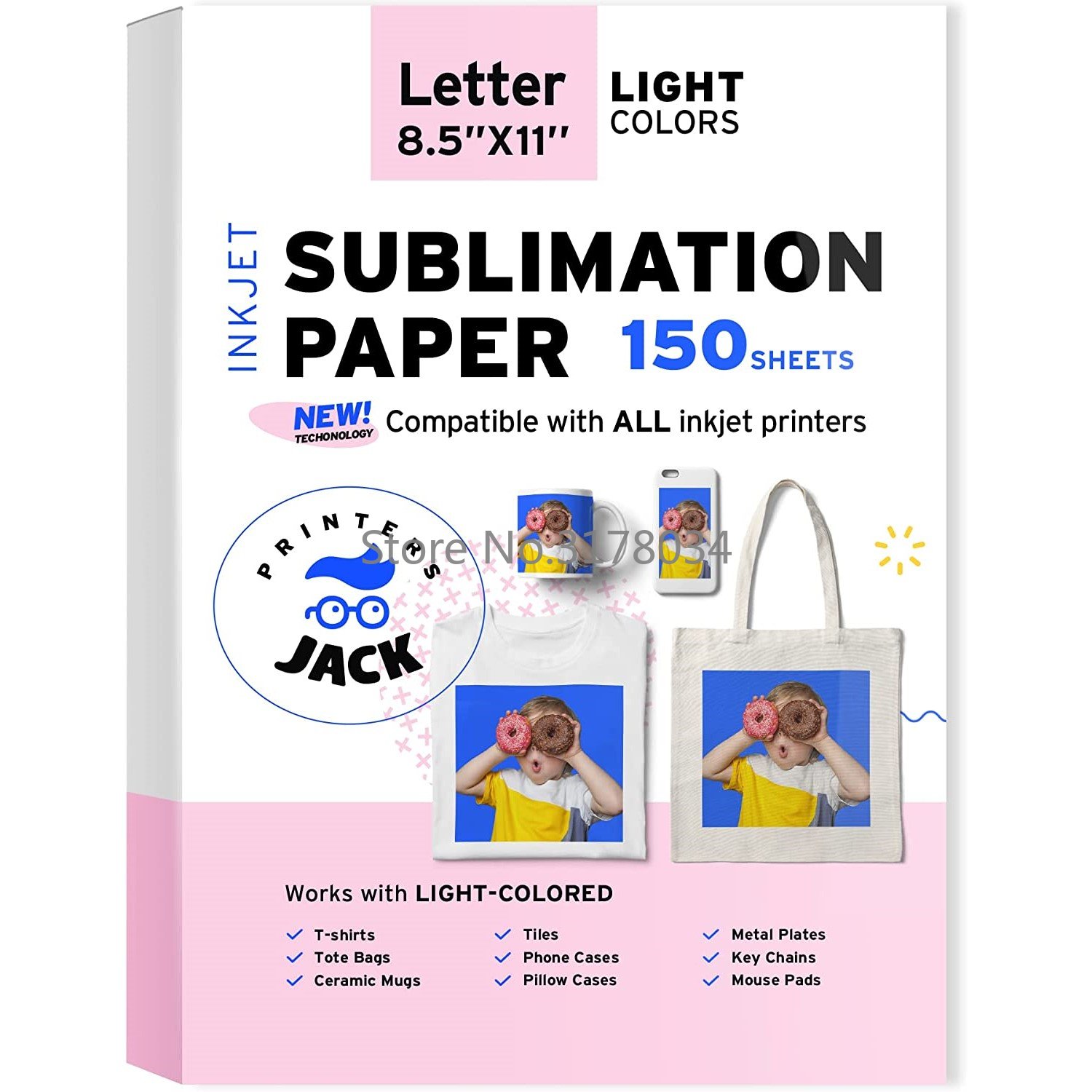 100grams Sublimation Paper Hea - огляд і ціна White Toner Transfer Paper
