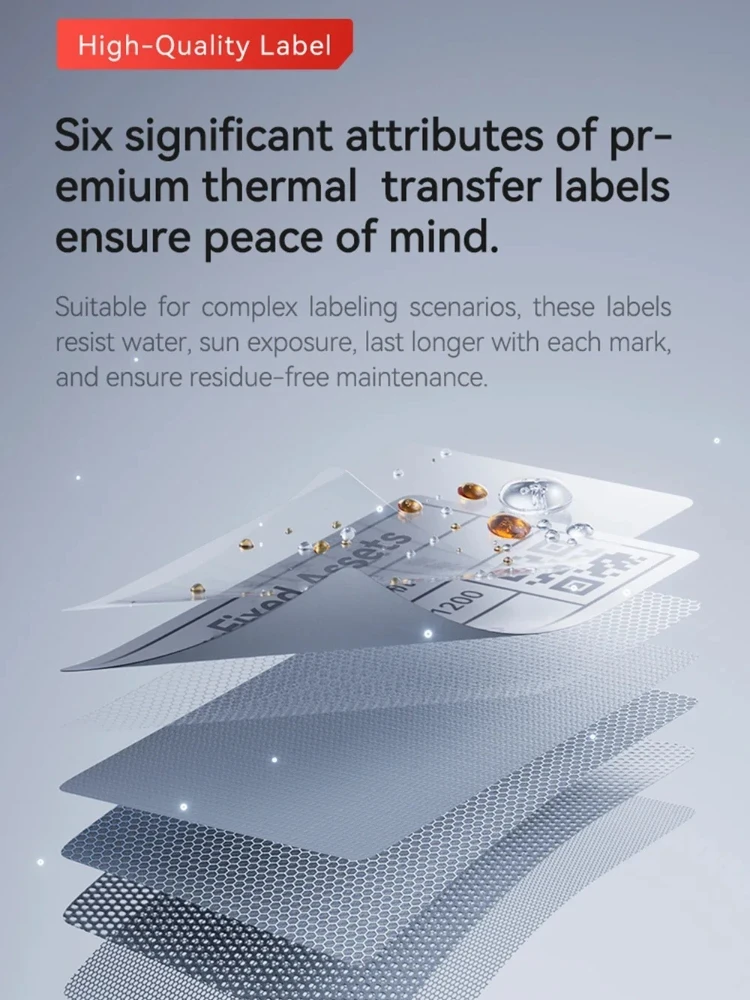 Niimbot M2/M3  White Label Pap - огляд і ціна White Toner Transfer Paper