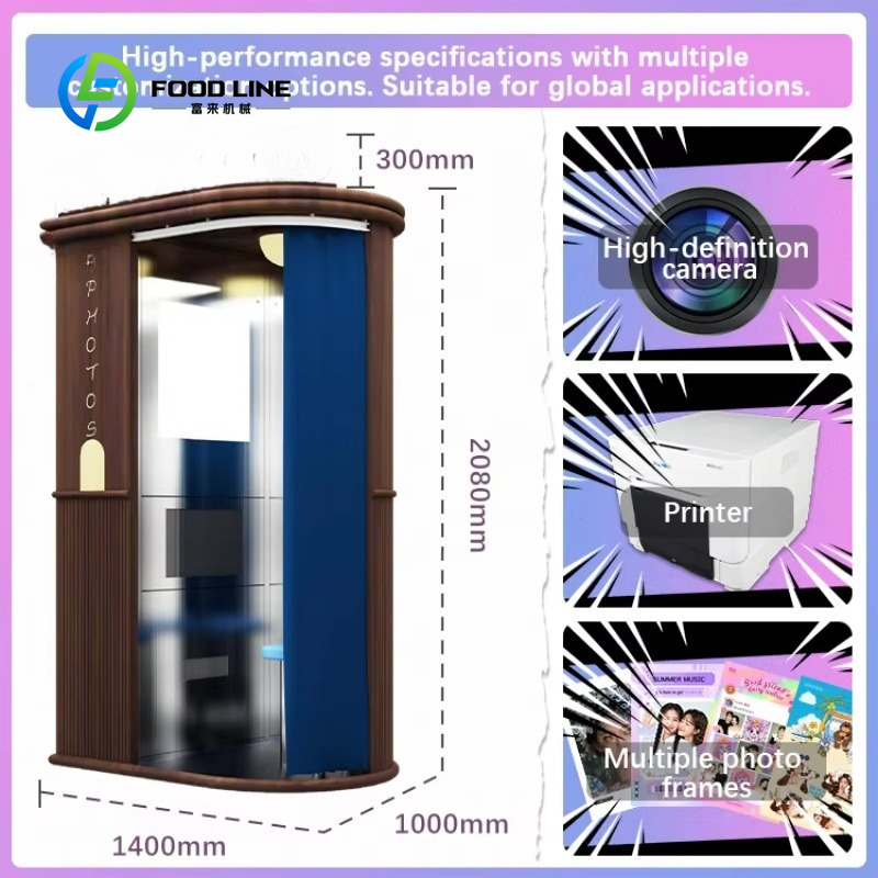 custom enclosed photo booth no - огляд і ціна Commercial Photo Printing Kiosk