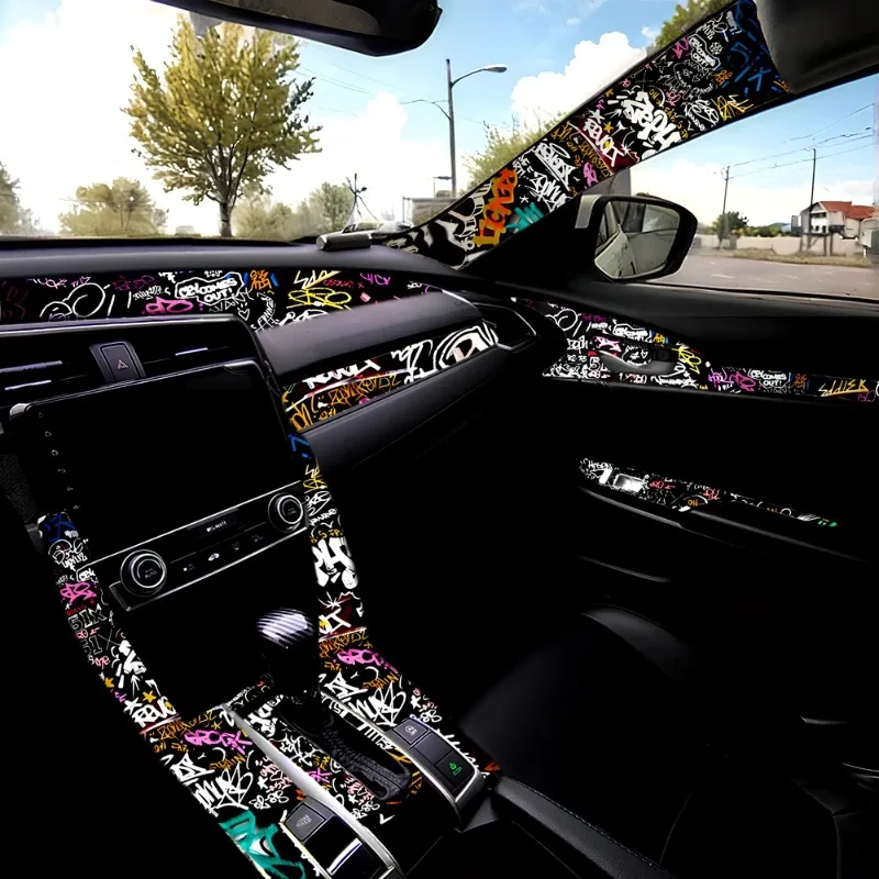 Graffiti Pattern Car Interior  - огляд і ціна Embroidery Digitizing Software