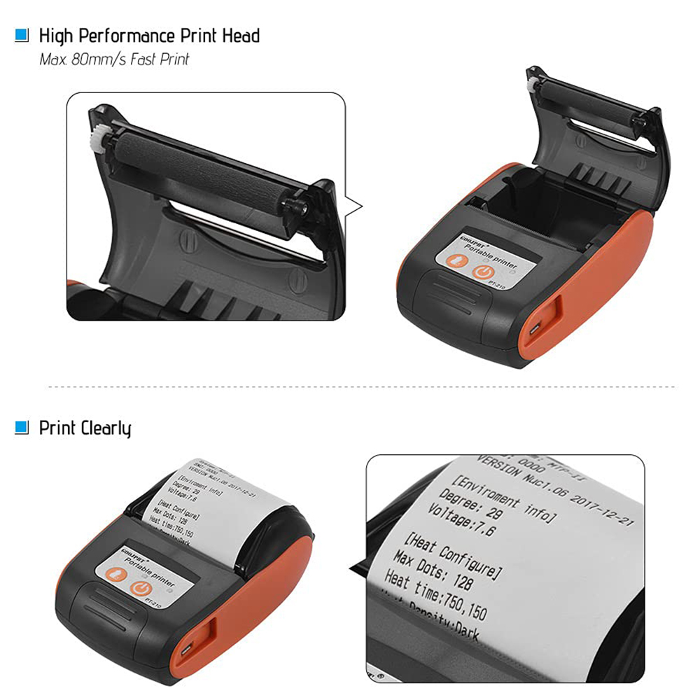 Mini Portable Thermal Receipt  - огляд і ціна Commercial Label Printing Machine