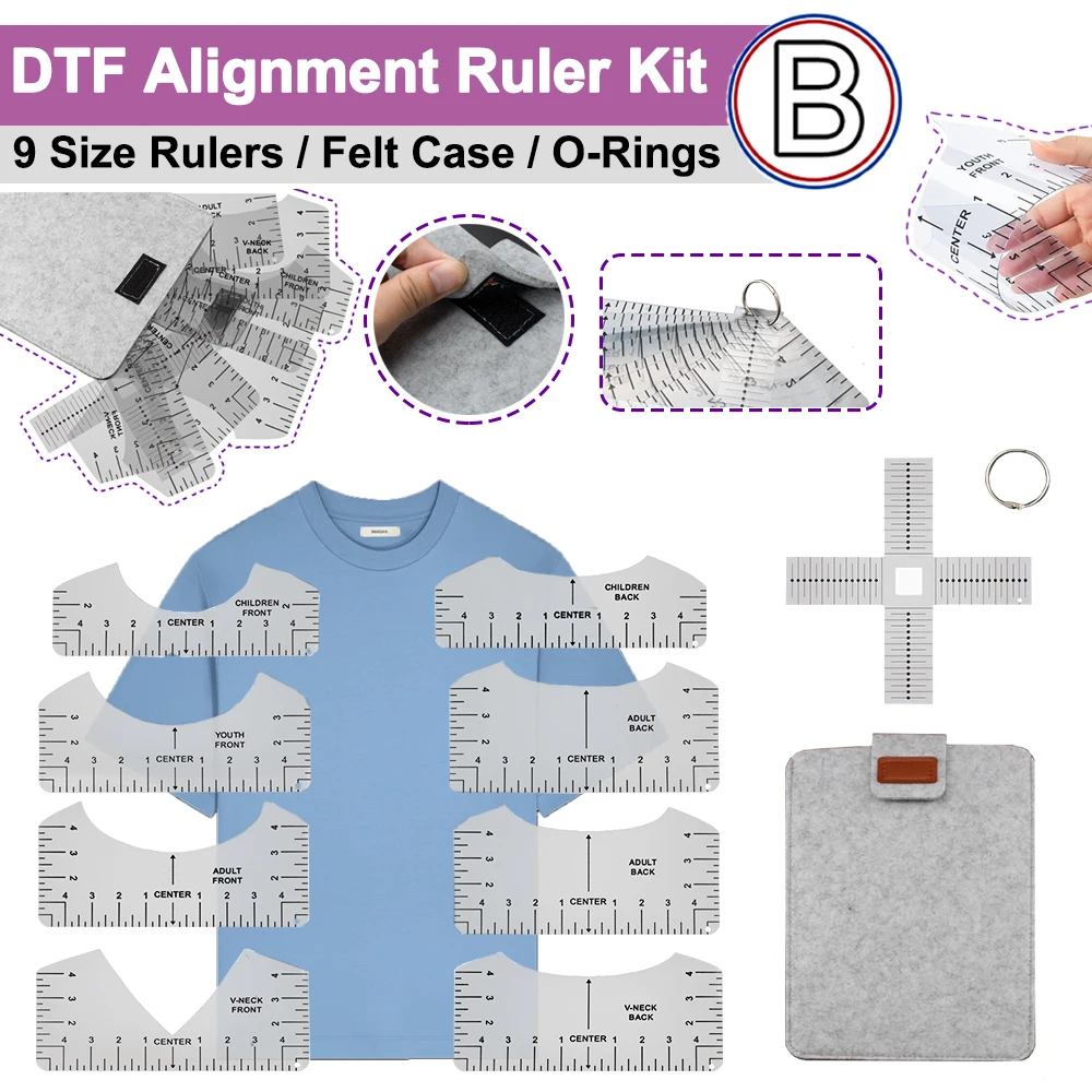 DTF DTG Alignment Ruler Kit wi - огляд і ціна Pretreatment Machine Dtg