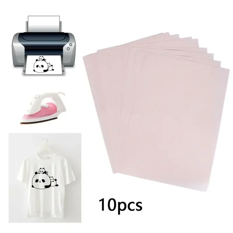 10pcs A4 Heat-Press Transfer P - огляд і ціна White Toner Transfer Paper